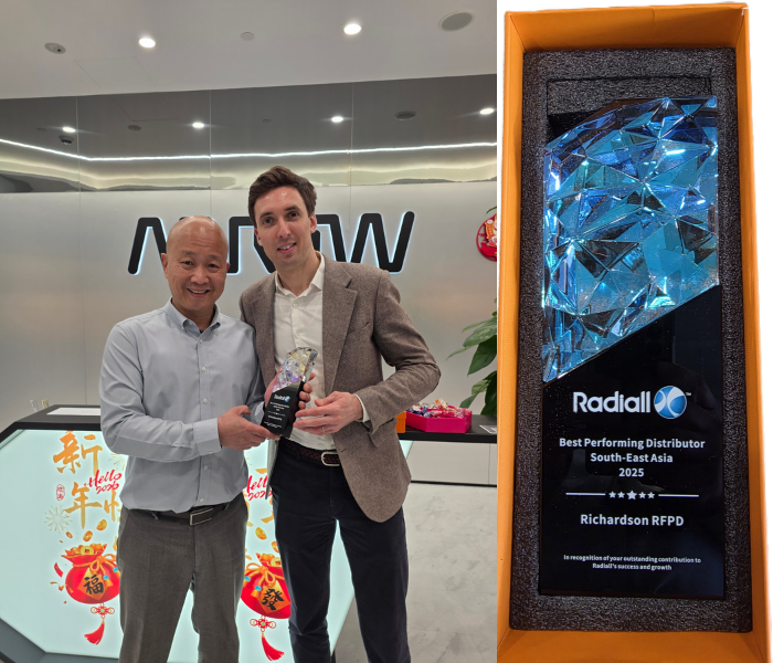 Radiall SE Asia Distributor Award