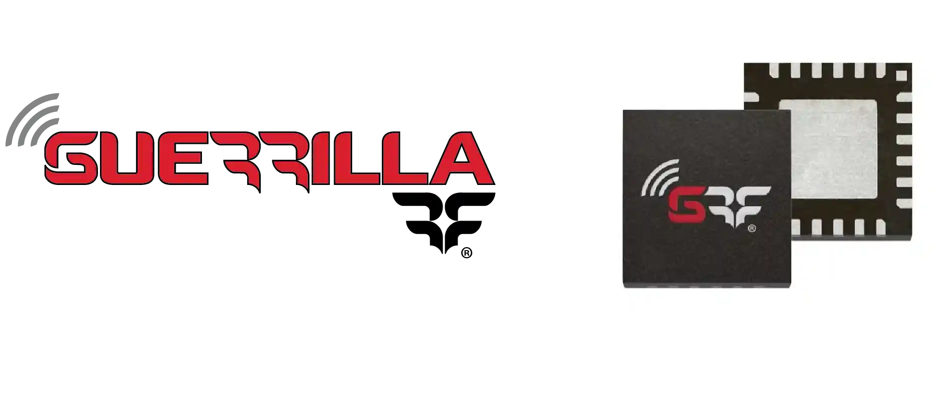 Guerrilla logo with a microSD memory card graphic on the right.