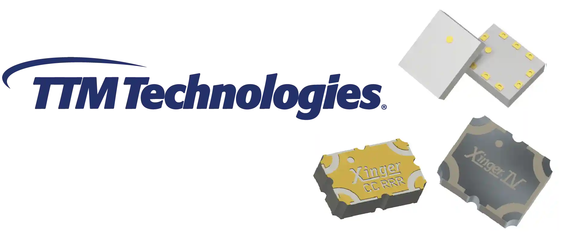 TT Technologies logo with a blue wordmark and floating gray and yellow 3D blocks to the right, suggesting hardware design.
