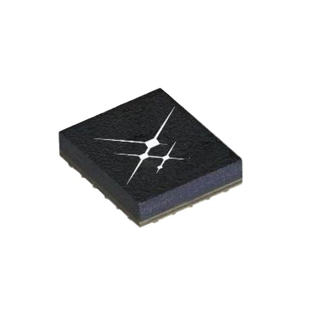 MFG_SKY85735-21 - Richardson RFPD - Richardson RFPD Black square processor chip with a white starburst logo on its top surface.